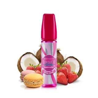 Dinner Lady - Strawberry Macaroon 0mg 50ml