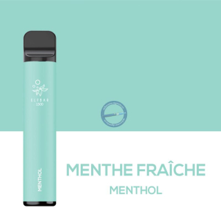 ElfBar - 1500 Menthol (Menthe Fraiche) 4,8ml 00mg