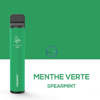 ElfBar - 1500 Spearmint (Menthe Verte) 4,8ml 00mg