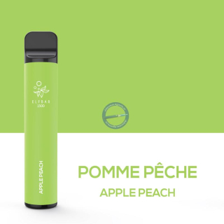 ElfBar - 1500 Apple Peach (Pomme Pêche) 4,8ml 00mg