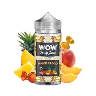 WOW by Candy Juice - Dulce Croco shortfill liquid 0mg 100ml