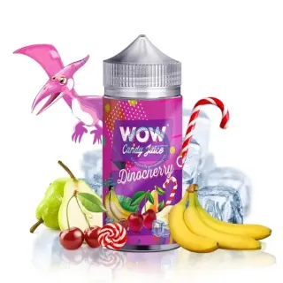 WOW by Candy Juice - Dinocherry shortfill liquid 0mg 100ml