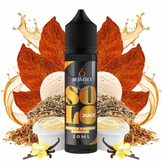 Bombo Solo Juice - Vanilla Custard Tobacco 20ml/60ml Longfill e cigaretta aroma